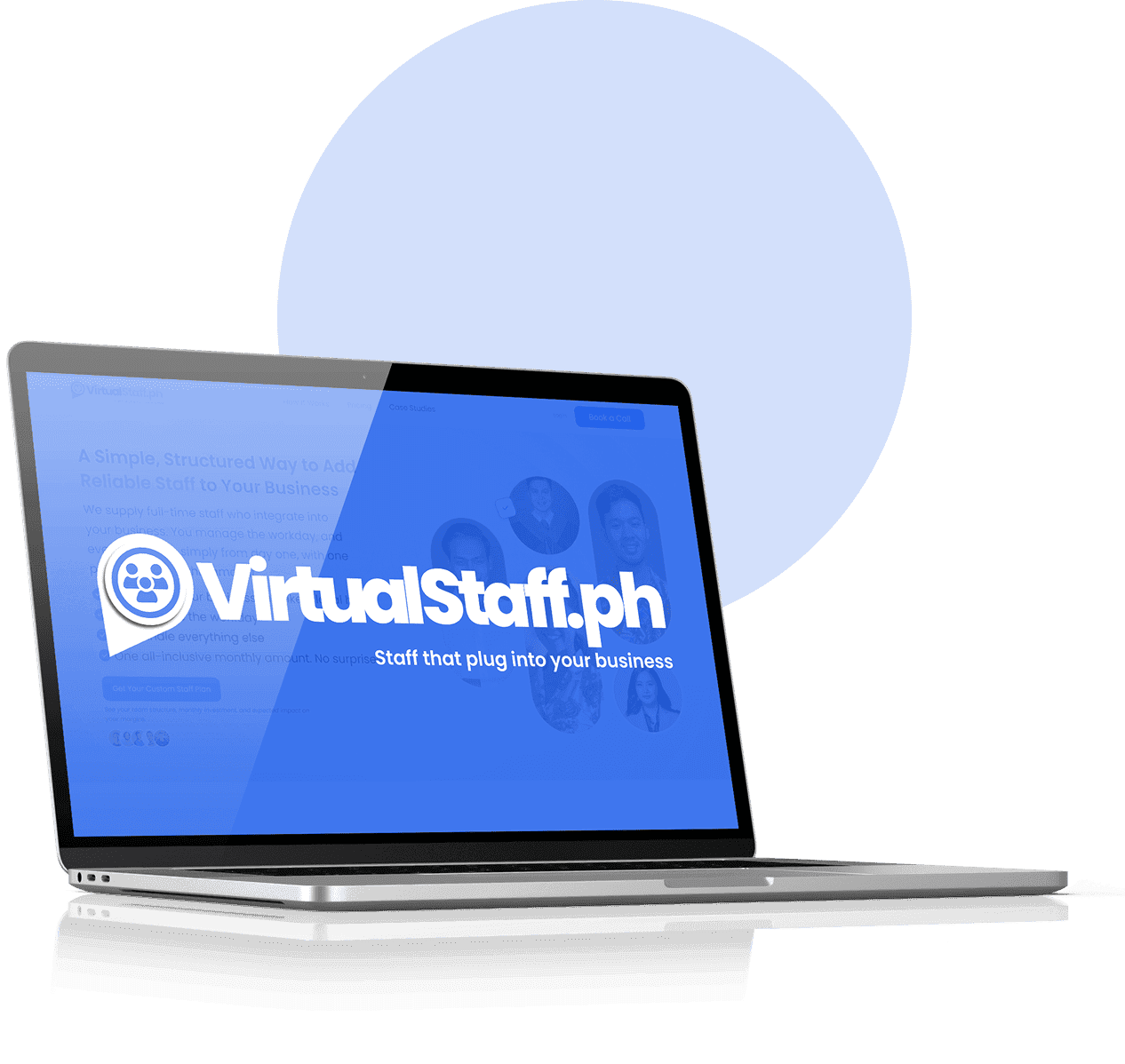 Business professional using VirtualStaff.ph to manage his team