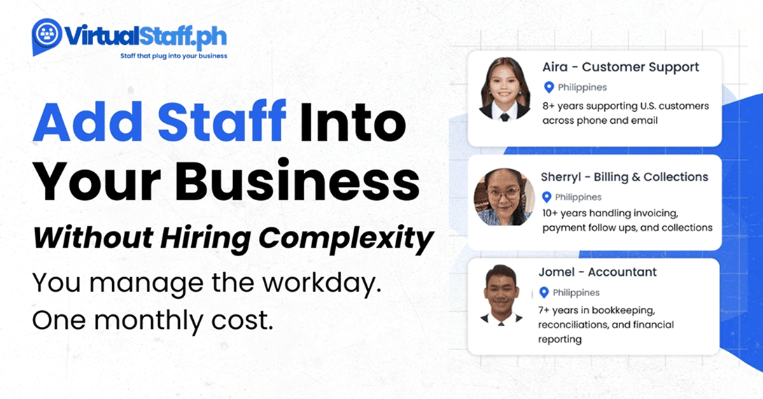 VirtualStaff.ph outsourcing guide — add staff to your business without hiring complexity