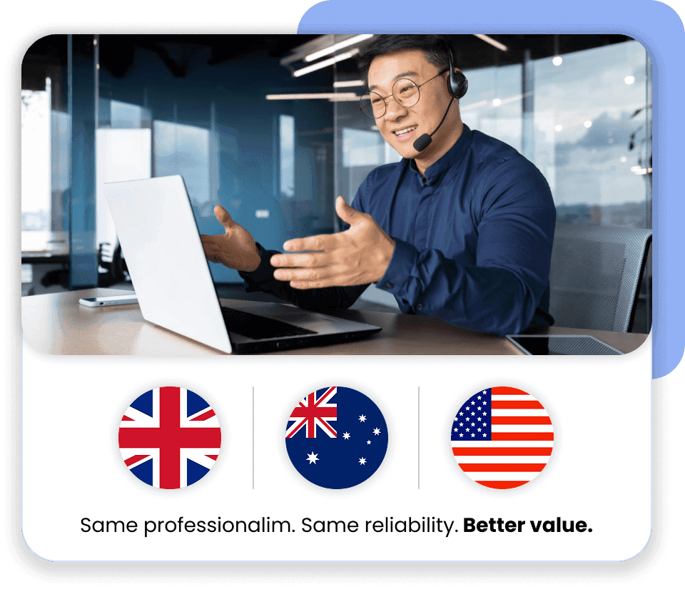 Professional Philippines-based staff member supporting US, Australia, and UK businesses