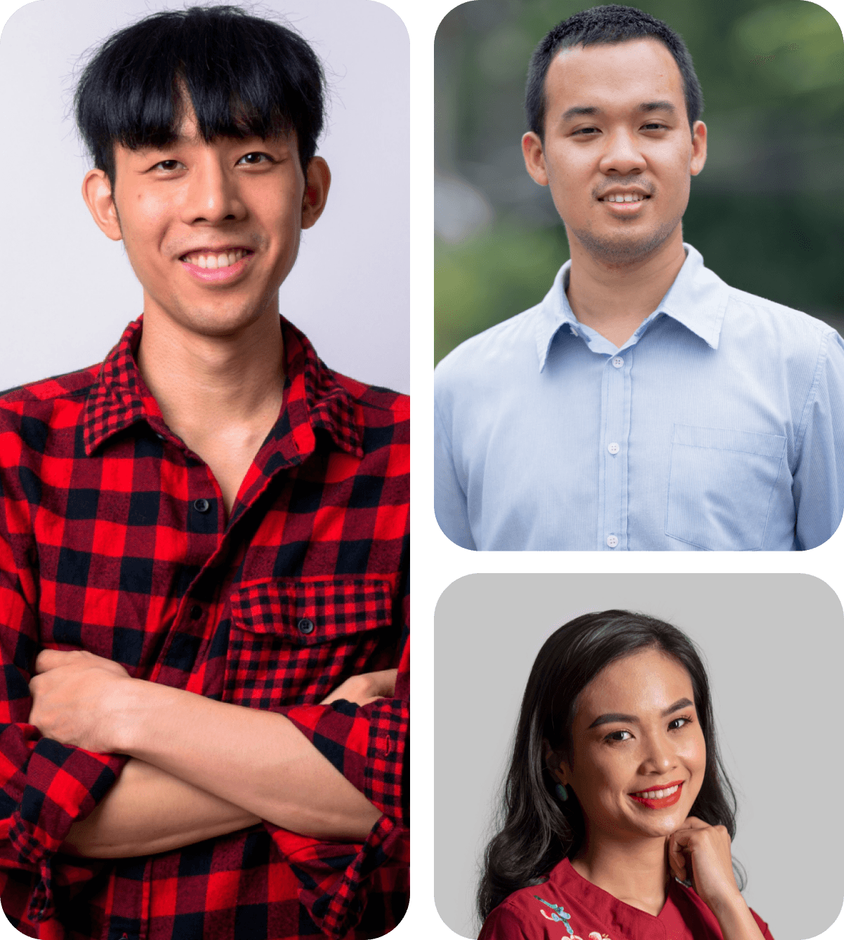 Filipino staff members ready to join your business team