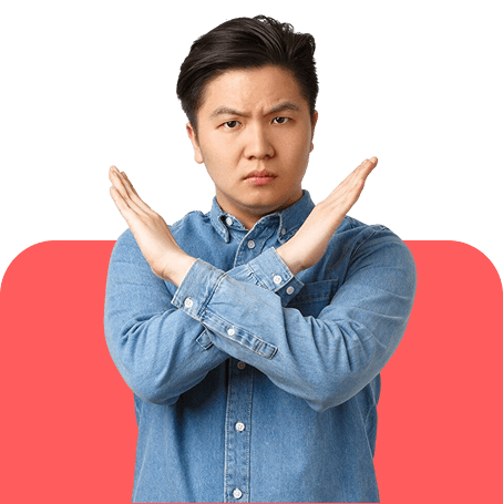 Person with crossed arms representing the reality of cutting corners in hiring