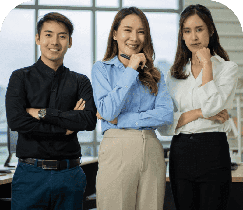 Professional team demonstrating operational simplicity