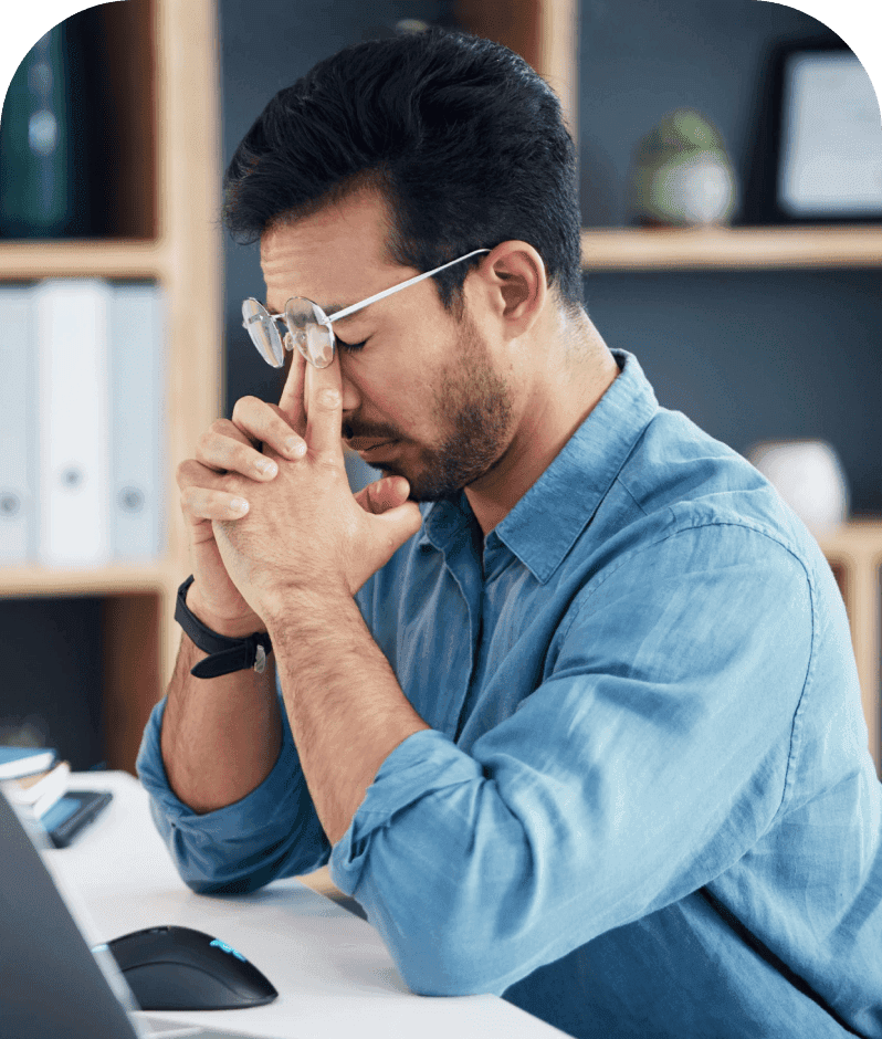 Business owner overwhelmed scaling freelance team