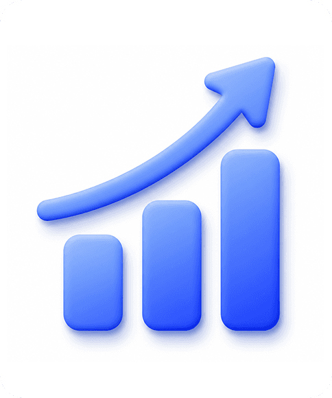 Commercial growth chart icon